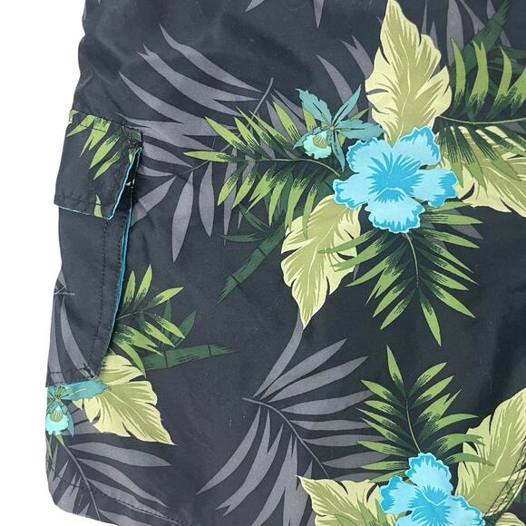 ISLANDER Swim Shorts Mens Sz Large Lined Swim Trunks Board Shorts Beach Tropical - Picture 3 of 11